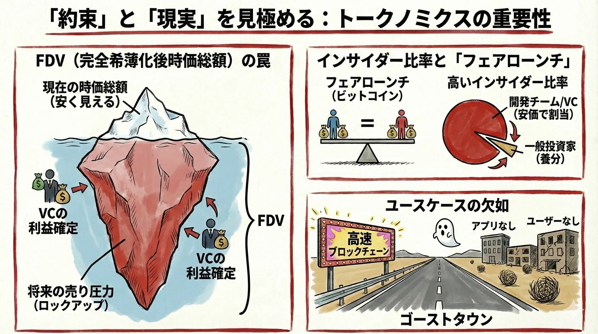 3. 「約束」と「現実」を見極める:トークノミクスの重要性