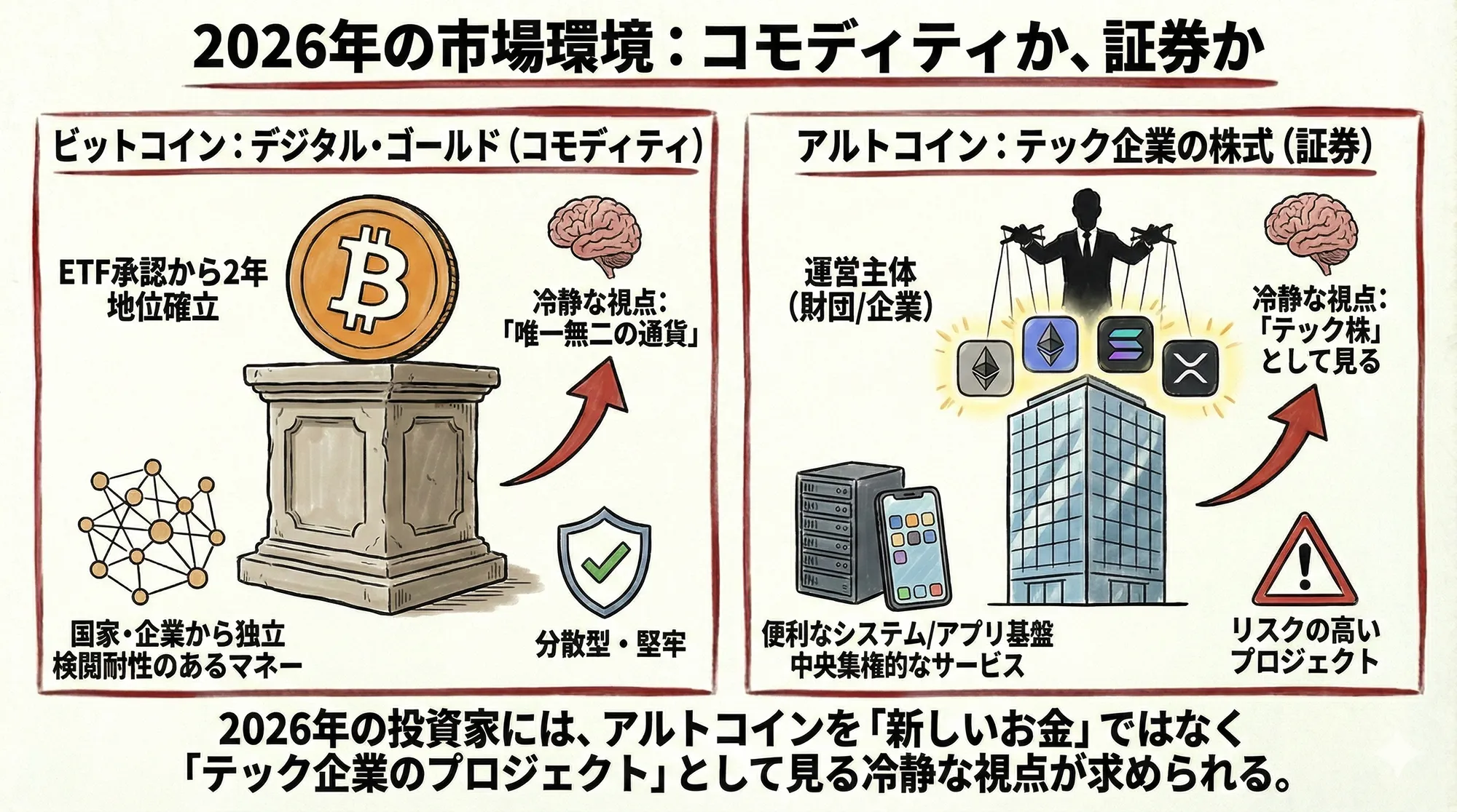 5. 2026年の市場環境:コモディティか、証券か